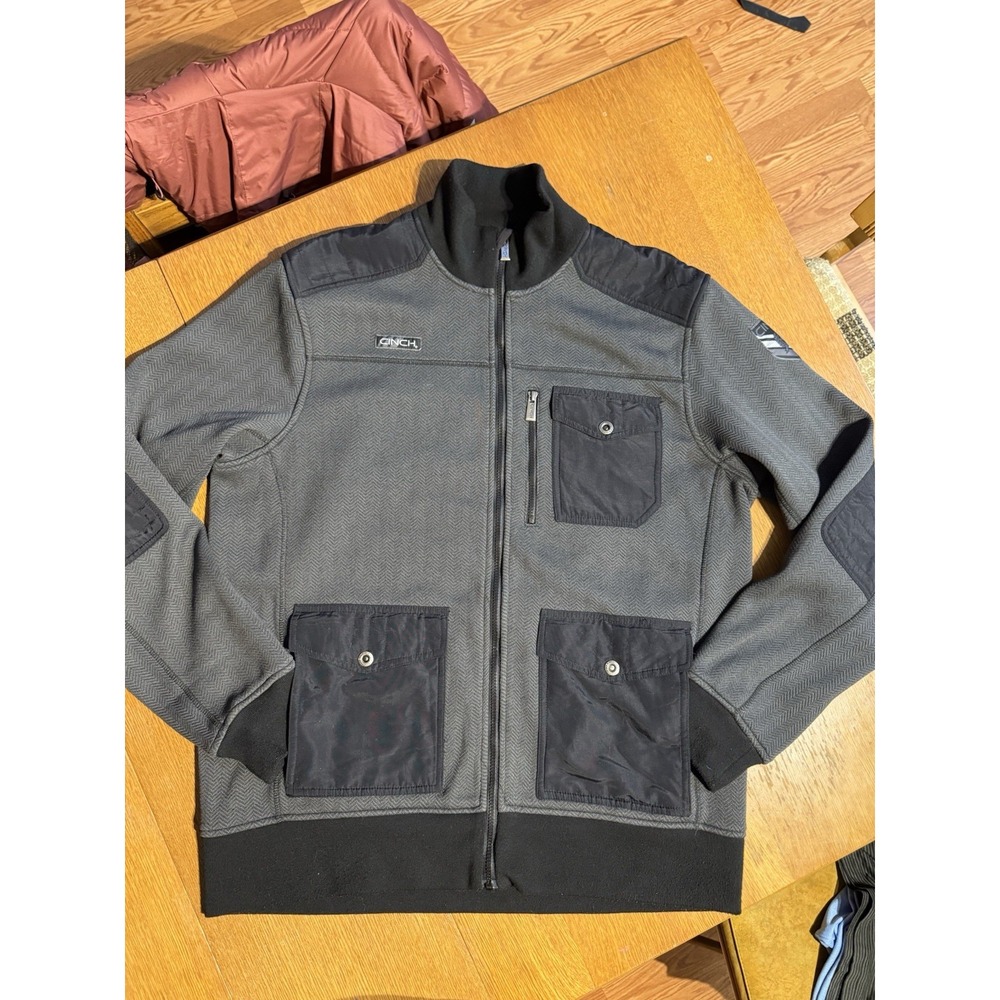 Cinch MWJ1196000 XXL Herringbone Bonded Jacket‎ Softshell Nylon Pockets Fleece